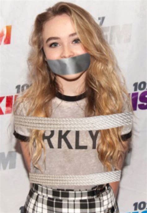 Sabrina Carpenter Rope Tied Tape Gagged By Goldy0123 On Deviantart