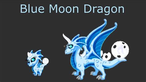 How To Breed The Blue Moon Dragon Dragonvale Youtube