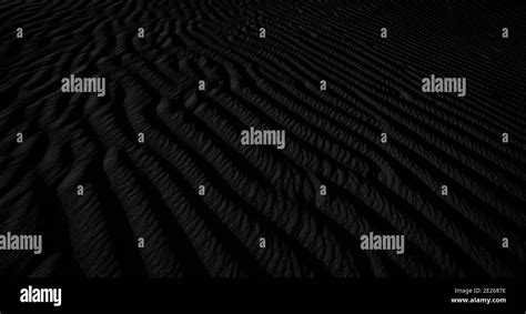 Black And White Dark Texture Of Desert Sand Dunes Stock Photo Alamy