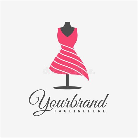 Clothing And Fashion Logo Stock Vector Illustration Of Designer Girl
