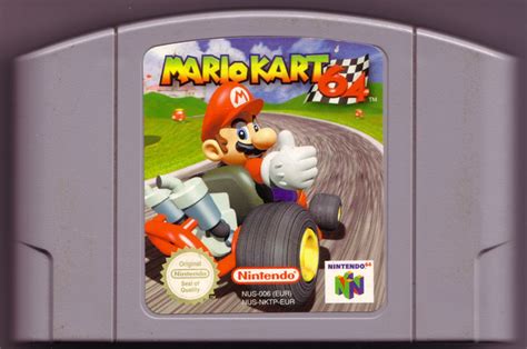 Mario Kart 64 1996 Nintendo 64 Box Cover Art Mobygames