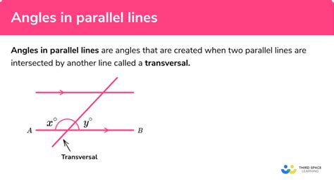 Angles In Parallel Lines Gcse Maths Steps And Examples
