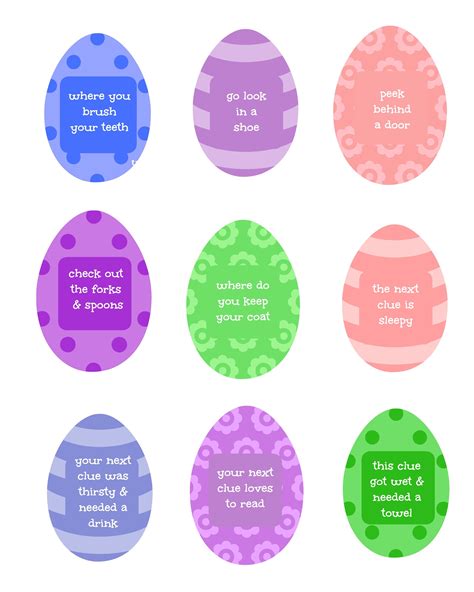 easter egg hunt clues {with free printable } egg hunt clues easter egg scavenger hunt easter