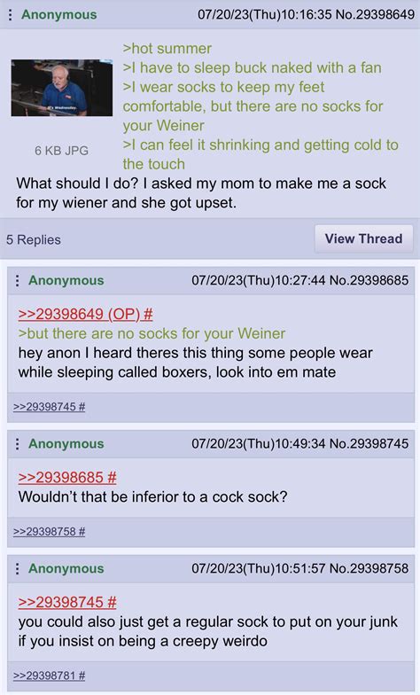 Anon Wants A C Sock R Greentext Greentext Stories Know Your Meme