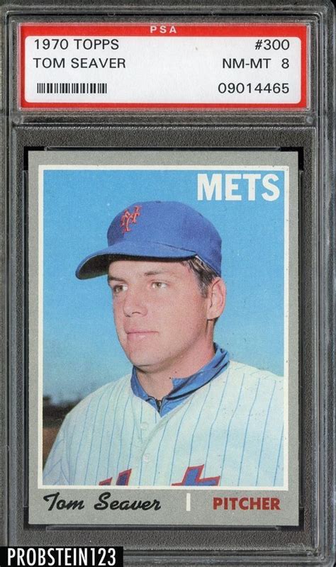 Find the latest in tom seaver merchandise and memorabilia, or check out the rest of our mlb gear for the whole family. 1970 Topps #300 Tom Seaver Mets HOF PSA 8 NM-MT | Baseball ...