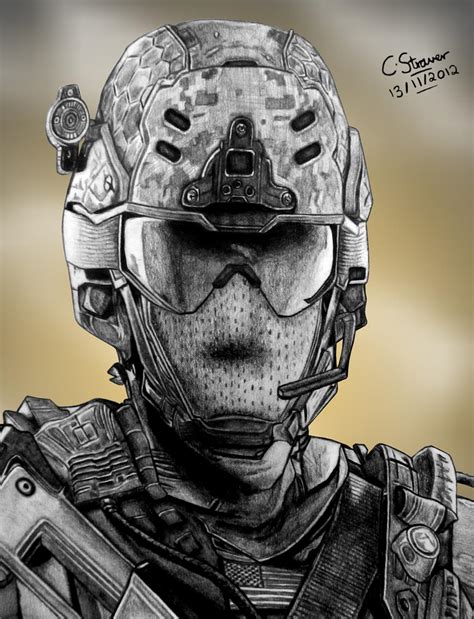 Call Of Duty Black Ops 2 Fan Art Drawing By Lethalchris On Deviantart