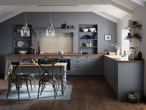 Kitchen & dining room furniture. Kitchens | Shaker style kitchen cabinets, Grey shaker ...