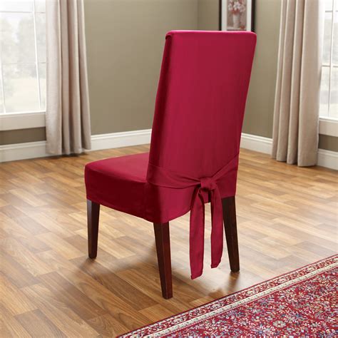 Same day delivery to 60601. Sure Fit Cotton Duck Dining Room Chair Cover | www ...