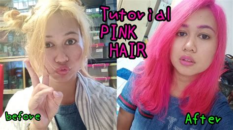 SEMIR RAMBUT PINK PERTAMA KALI HOT HOT PINK MANIC PANIC Ready For CNY YouTube