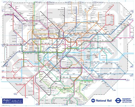 Tfl Has Produced A New And Improved Tube And Rail Map