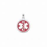 Sterling Silver Medical Id Charms Pictures