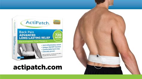 BACK PAIN: ActiPatch® Advanced Long-Lasting Relief - YouTube