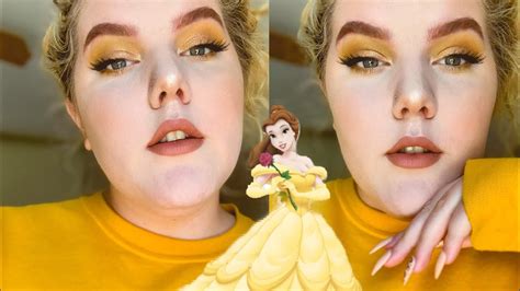 Disney Princess Inspired Makeup Belle Makeup Tutorial Grwm Youtube