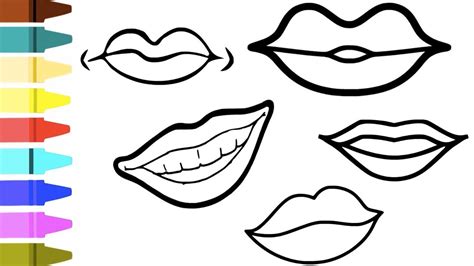 lips coloring pages floral lips  nails colouring page colormatters coloring app