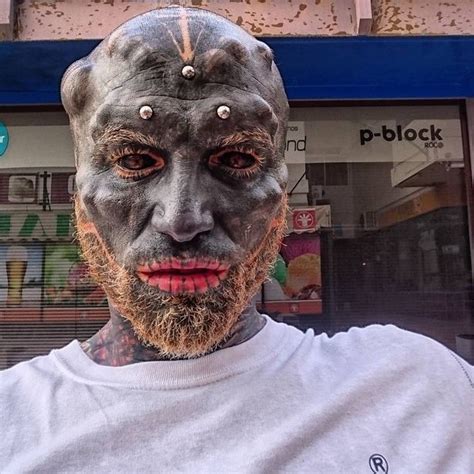Body modification (or body alteration) is the deliberate altering of the human anatomy or human physical appearance. Man Turns 'Black Alien' By Getting Tongue Split And Nose ...