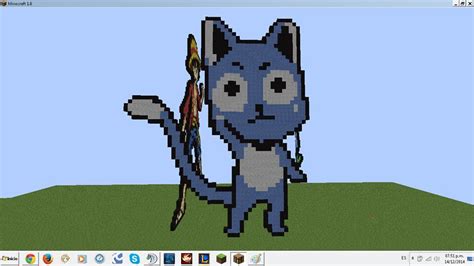 Happy Fairy Tail Pixelart Minecraft By Keweh On Deviantart