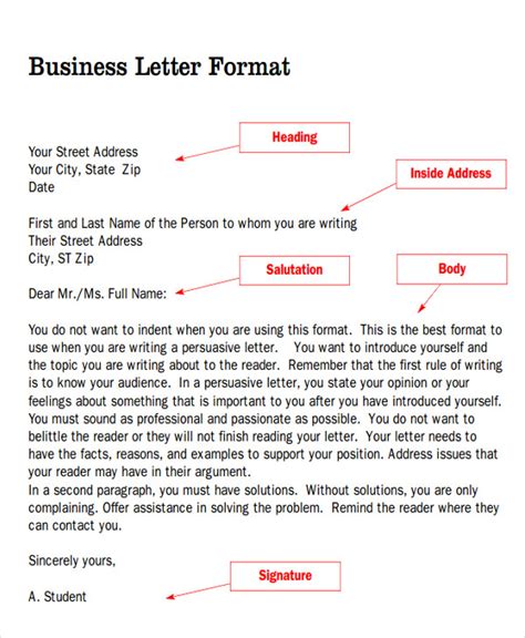 Free 9 Sample Business Letter Salutation In Word Pdf