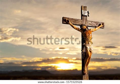 Small Statue Jesus Christ On Cross Stock Photo 1571523526 Shutterstock