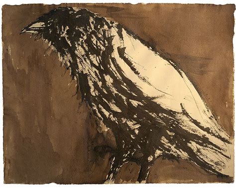Crow Ii ∙ Drawings ∙ R Michelson Galleries Leonard Baskin Leonard