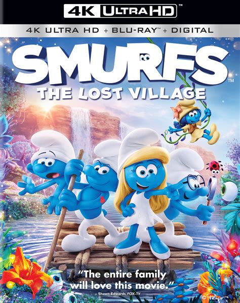 Smurfs The Lost Village Includes Digital Copy 4k Ultra Hd Blu Ray