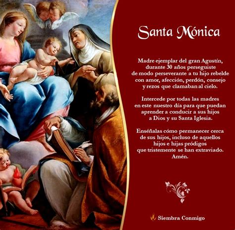 Santa Mónica Oraciones Catolicas Rezos Hijos Rebeldes