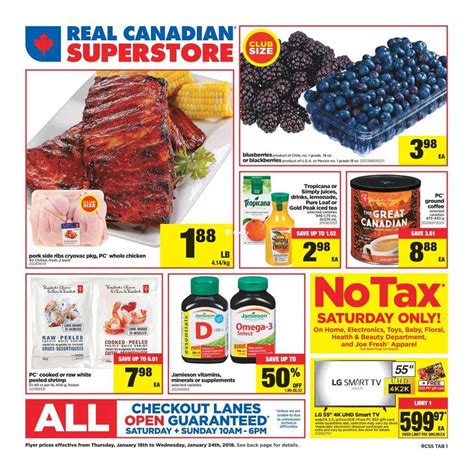 Real Canadian Superstore On Flyer January 18 To 24 Canada