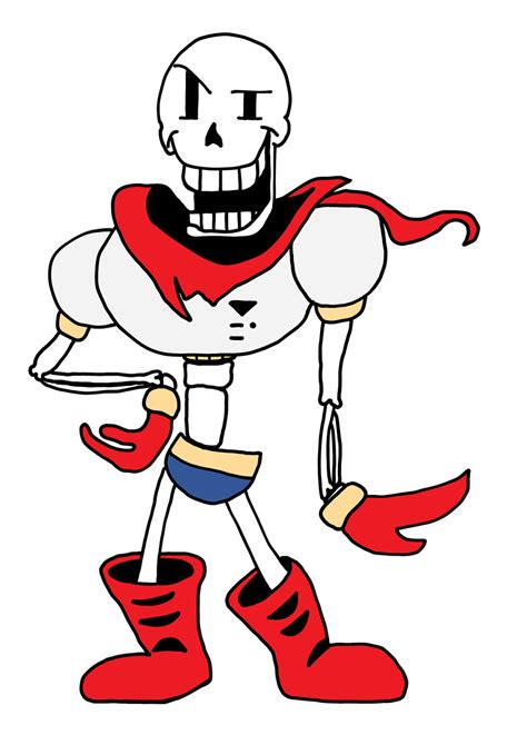 Undertale Papyrus Battle Sprite Sheet