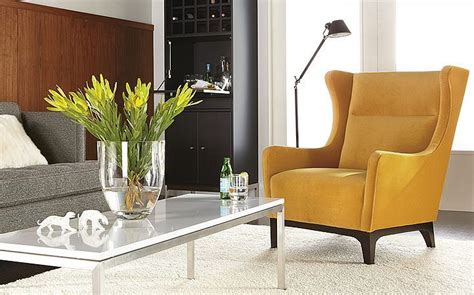 Enjoy free shipping with your order! yellow chair, floor lamp, what I can see of the couch ...