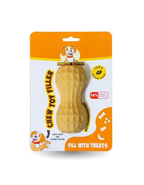 Dillys Poochie Butter Peanut Dog Toy The Fish And Bone