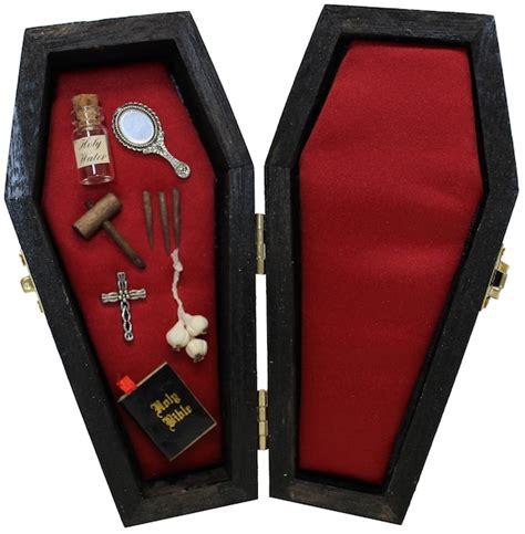 Miniature Coffin Coffin Dracula Van Helsing Vampire Etsy