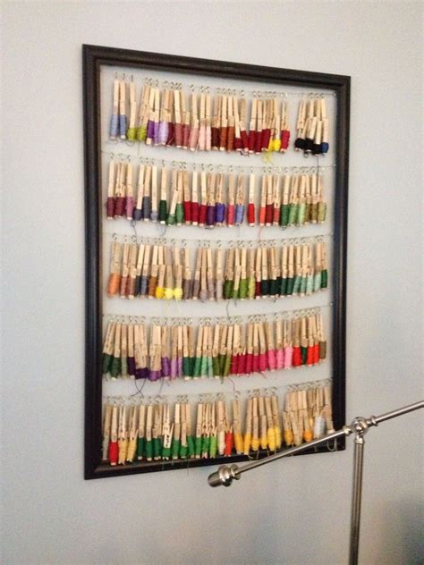 Floss Organization Embroidery Floss Storage Sewing Rooms Craft Room