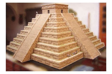 Como Hacer Con Cartón El Templo Del Gran Jaguar Templo I De Tikal Artofit