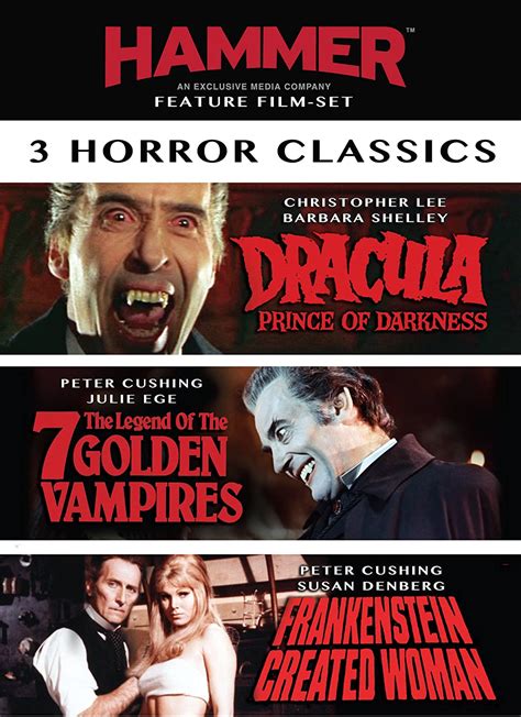 3 Film Hammer Horror Set Dvd Region 1 Us Import Ntsc Uk Dvd And Blu Ray