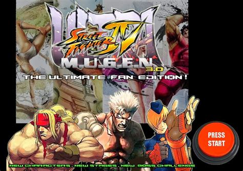 Conheça Ultra Street Fighter 4 Mugen 3d