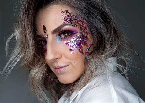 Ibiza Chunky Glitter Set Starlight Face Gems Face Necklace Body