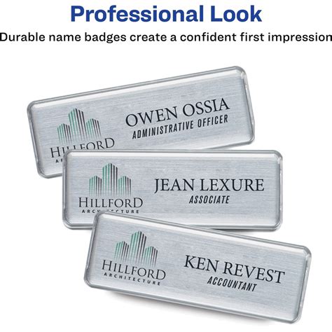 The Mighty Badge Mighty Badge Professional Reusable Name Badge System