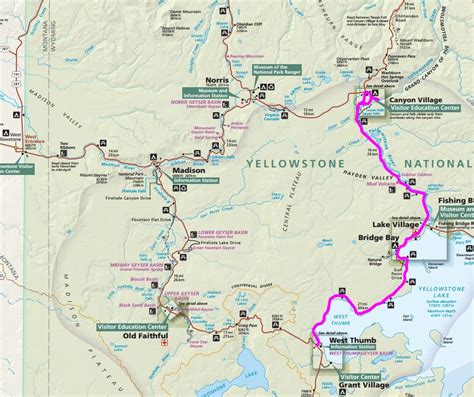 Map Around Yellowstone National Park London Top Attractions Map