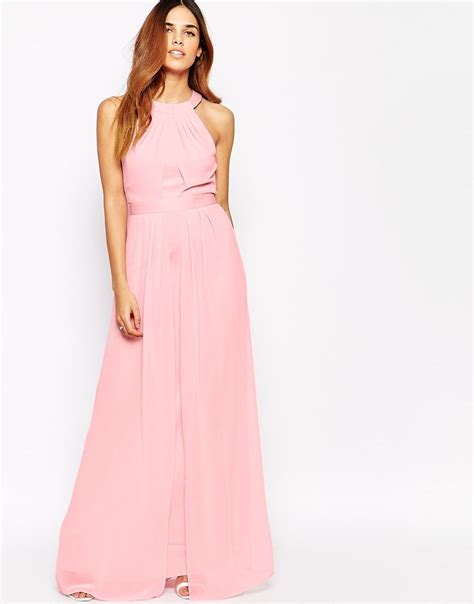 Warehouse Cross Back Maxi Dress At Pink Maxi Dress Maxi