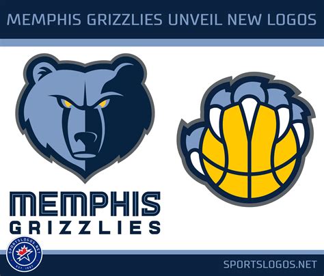 Memphis Grizzlies Unveil New Logos And Uniforms Sportslogosnet News