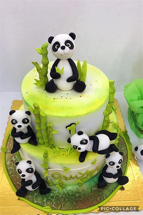 Sweet Panda Decorated Cake By Dobi Cakesdecor