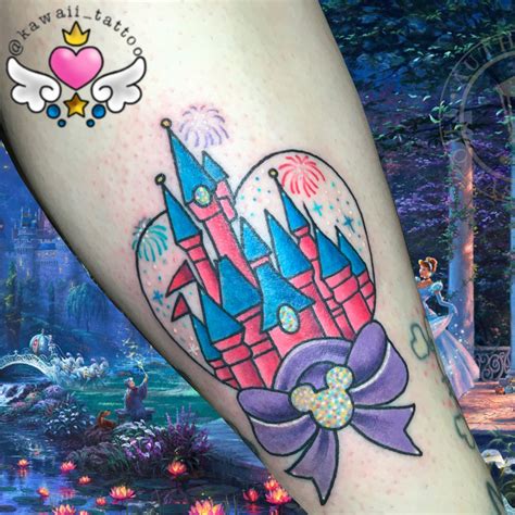 Cinderella Castle Tattoo Done By Me Email Kawaiitattoo For