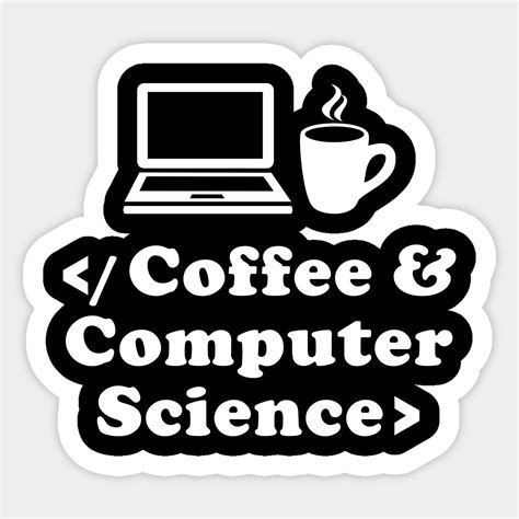 Coffee And Computer Science By Cecatto1994 In 2023 Science Stickers