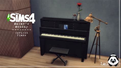 Makers Monday The Upright Piano The Sims 4 No Cc Stop Motion