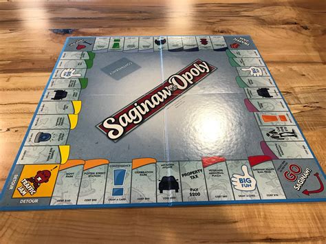 Saginawopoly New Monopoly Like Board Game Features City Landmarks And