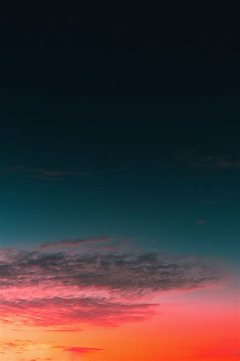 Download Wallpaper 800x1200 Clouds Sky Sunset Iphone 4s4 For