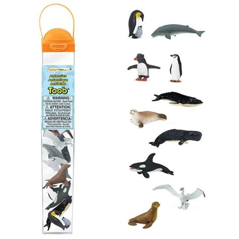 The Safari Ltd Antarctica Toob Features 10 Sea Life Mini Figures