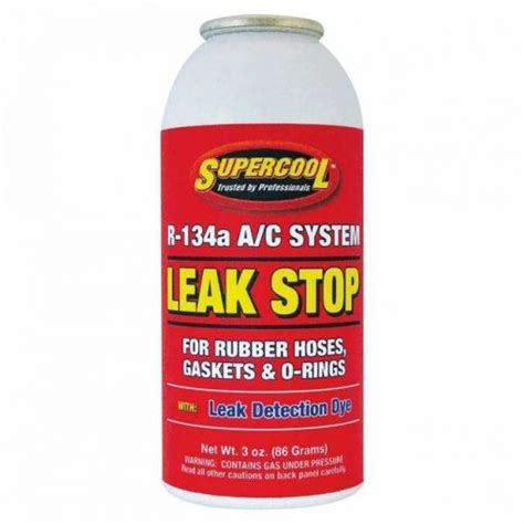 Limit Offer Supercool 3 Oz R134a Seal Leak Stop With Red Leak Detection