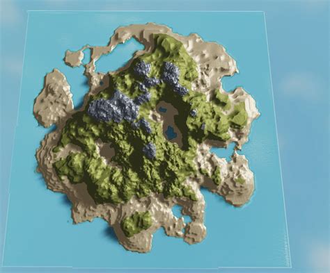 Roblox Island Heightmap