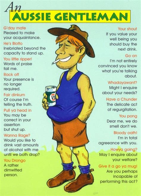 A Beginners Guide To Aussie Slang Over Slang Words Australian
