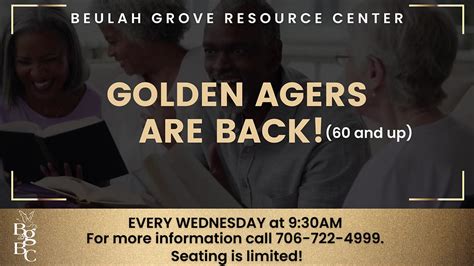 Golden Agers Bgc Resource Center